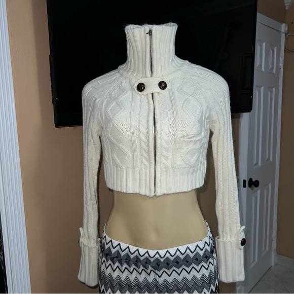 ♥️💝♥️ Arizona - crop top woven jacket. S/CH ( Junior ) - Picture 2 of 8
